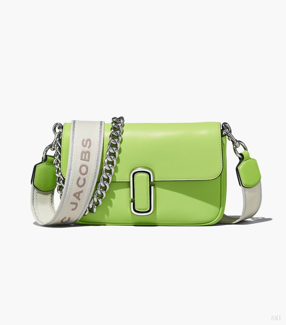 The J Marc Soft Shoulder Bag - Green Glow