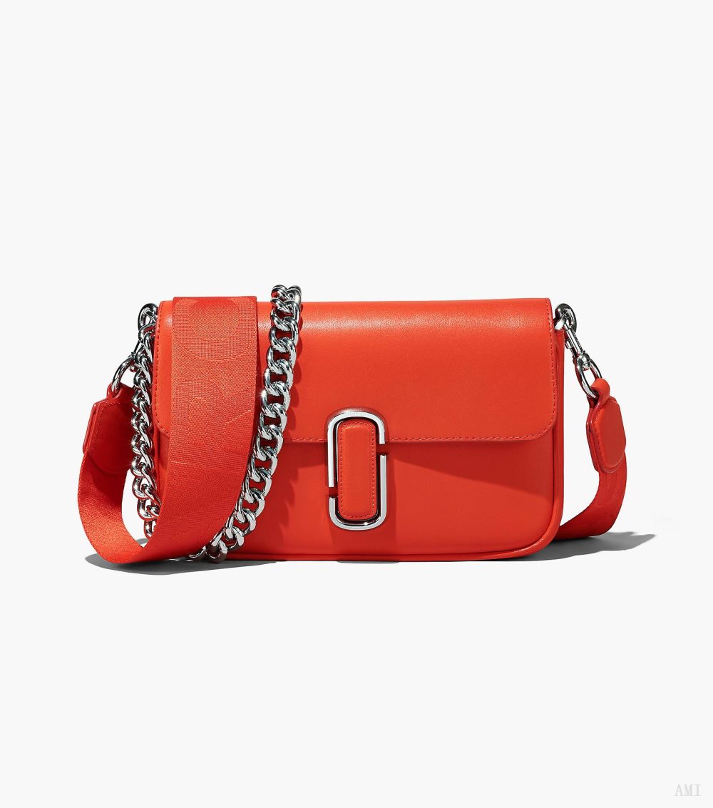 The J Marc Soft Shoulder Bag - Electric Orange