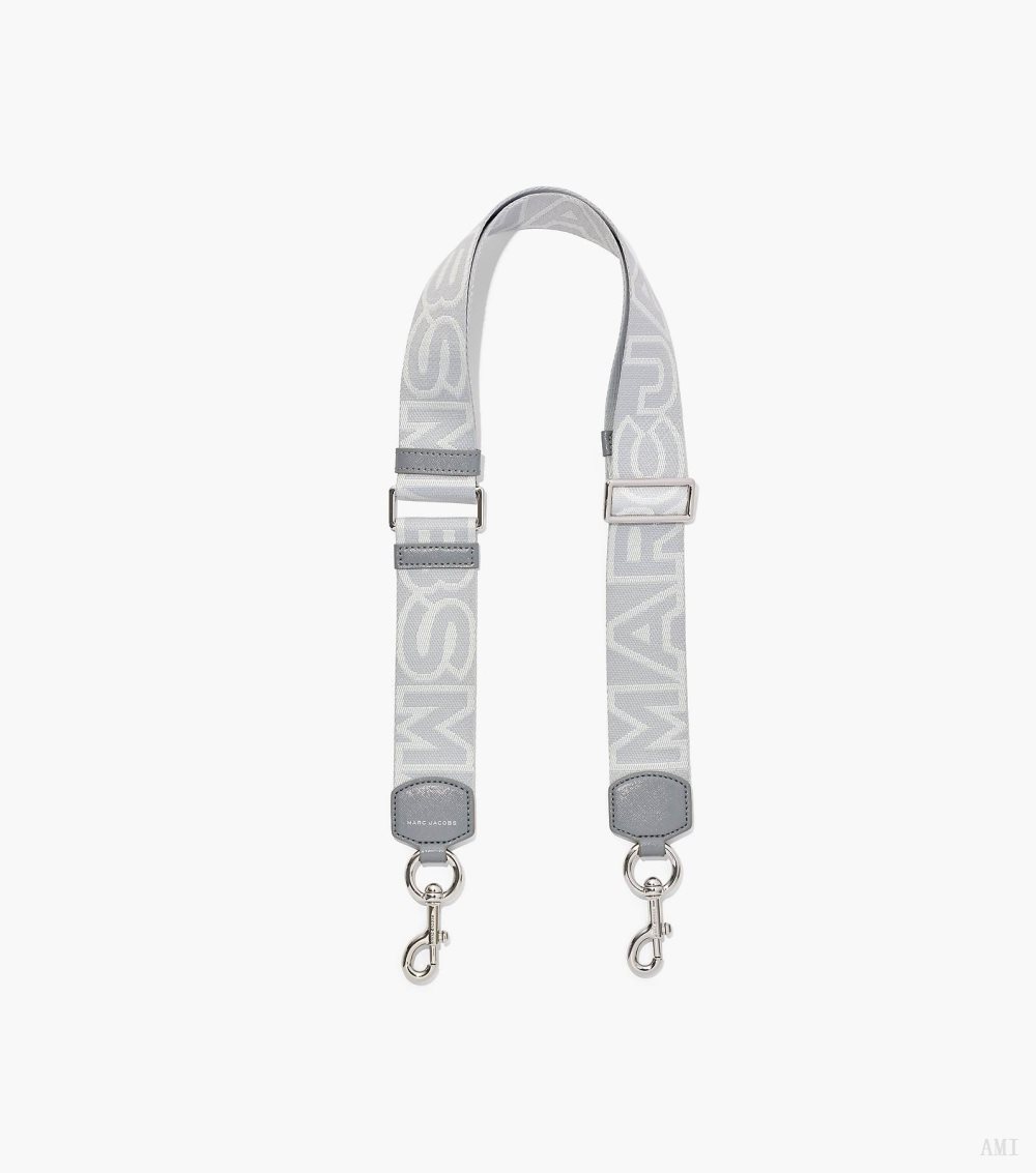 The Outline Logo Webbing Strap - Wolf Grey Multi